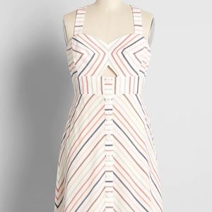 Modcloth Sunset Cruise Fit & Flair Dress